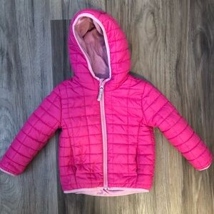 Cat & Jack 2T Pink Winter Snow Coat